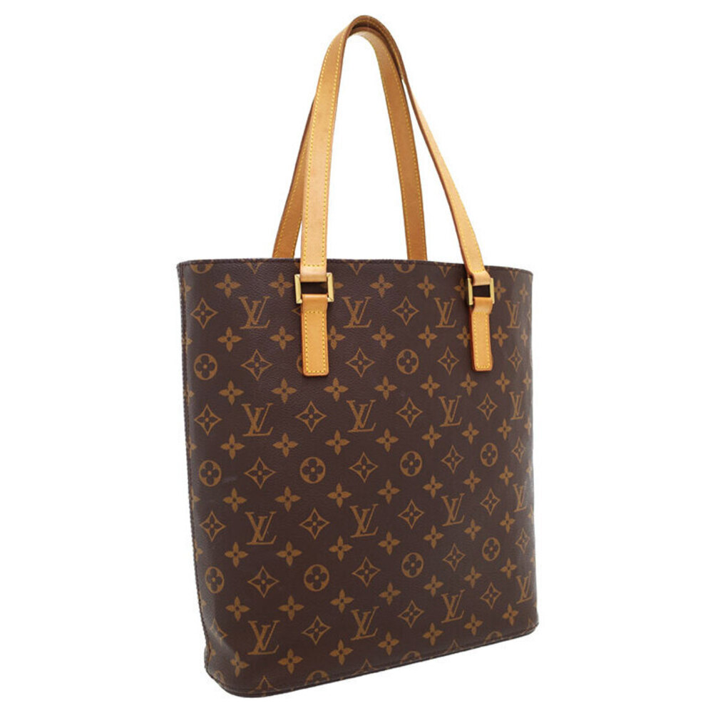 Louis Vuitton Tote Vavant Leather Bag Brown Monogram